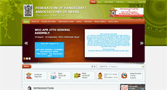 Desktop Screenshot of nepalhandicraft.org.np